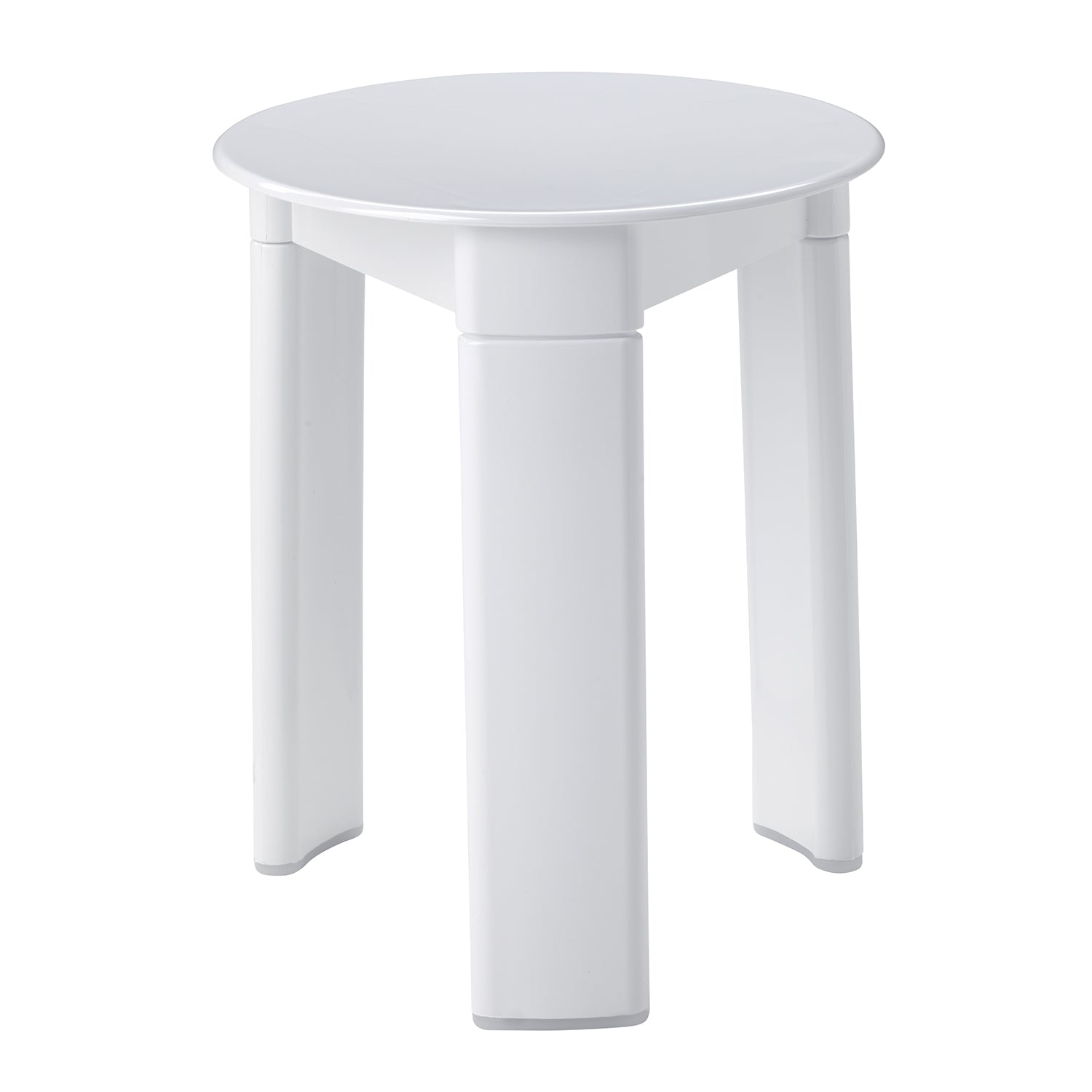 Sgabello in resine termoplastiche Gedy modello Trio - Bianco