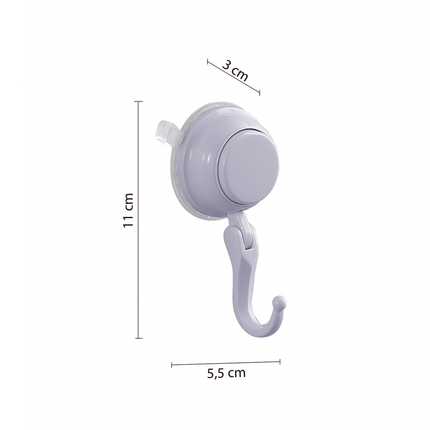 Appendiabiti a muro di Gedy serie Vesuvio - Bianco by CeramicStore | Lo specialista del tuo bagno