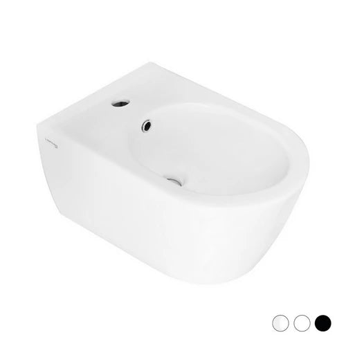 Bidet sospeso greta erogazione rubinetto bianco op