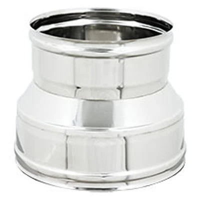 Manicotto ridotto ff per canne fumarie inox diam. f 120-f 80