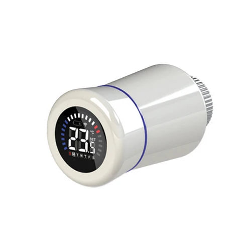 Testa termostatica tiemme elettronica wifi bianca
