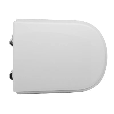 Sedile wc per roca vaso giralda forma 5 bianco cerniere a passanti