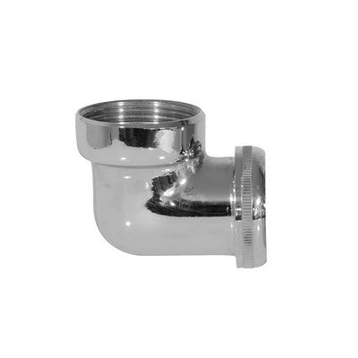 Raccordo 90 cromato 1 1/4 x 32