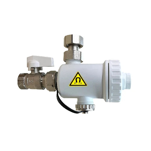 Defangatore magnetico sotto caldaia bianco 3/4