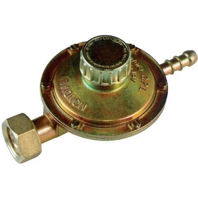 Regolatore gas con taratura regolabile attacco orizzontale 1 kg/h