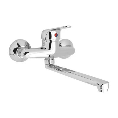 Monocomando lavello a muro serie ines hydrall cromo
