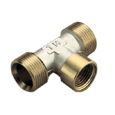 Raccordo a tee femmina tiemme g1/2 1/2 x 16