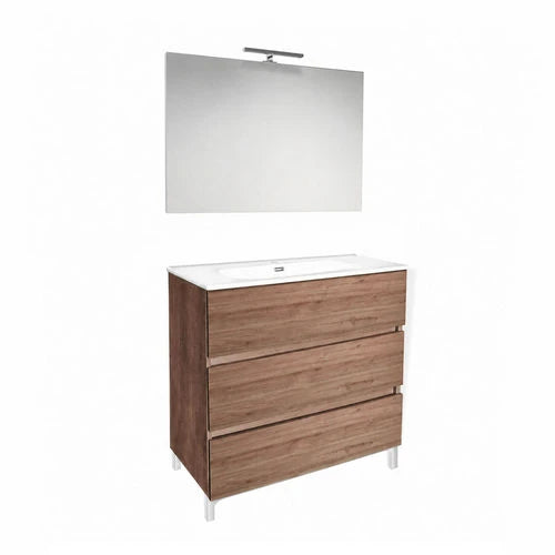 Mobile bagno valencia l. 80 cm rovere naturale