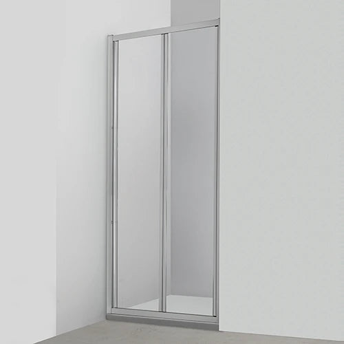 Porta doccia a libro fast plus cristallo cm 77-81 profilo cro/vetr. trasp