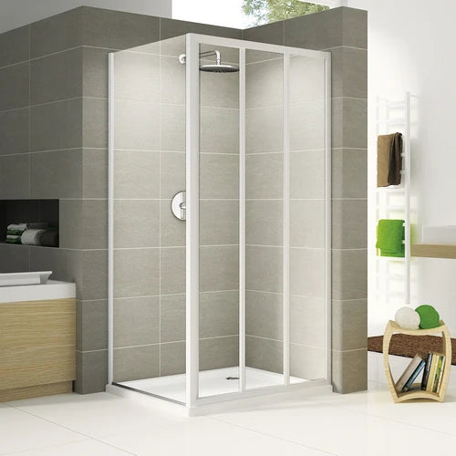 Nicchia doccia 3 ante scorrevoli tris lux acrilico cm 88-92