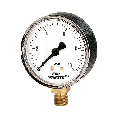 Manometro attacco radiale m 1-80 6 bar