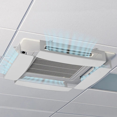 Deflettore climik quadro bianco cm 50 kit 4 pezzi