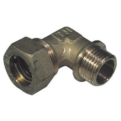 Gomito a 90 o-ring maschio conico tiemme 1/2 x 12