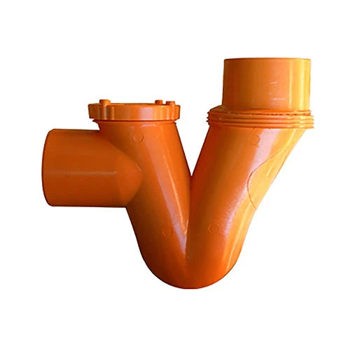 Sifone orizzontale verticale 1 tappo saldato diam. 125