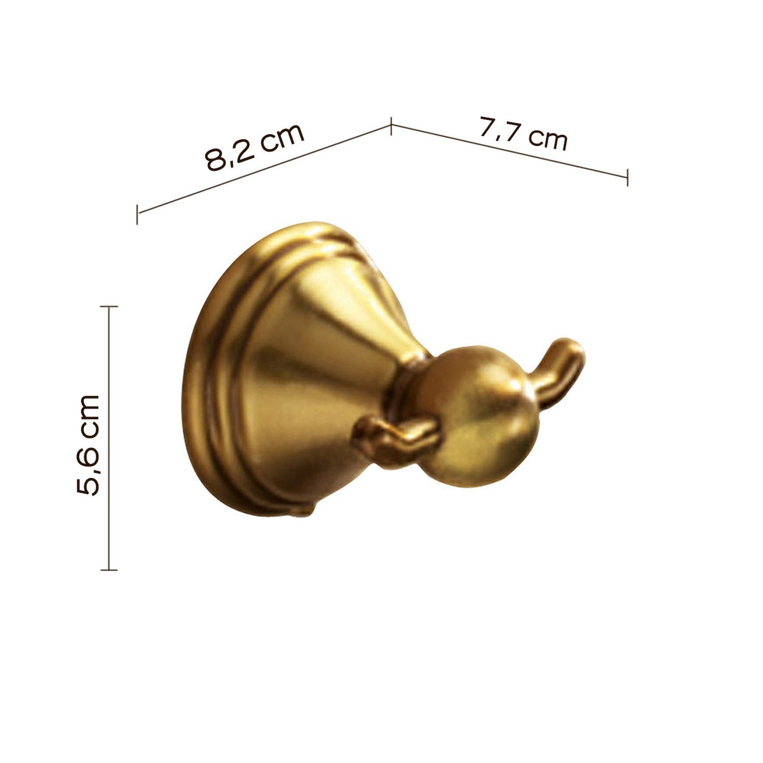 Appendiabiti a parete di Gedy serie Romance - Bronzo by CeramicStore | Lo specialista del tuo bagno