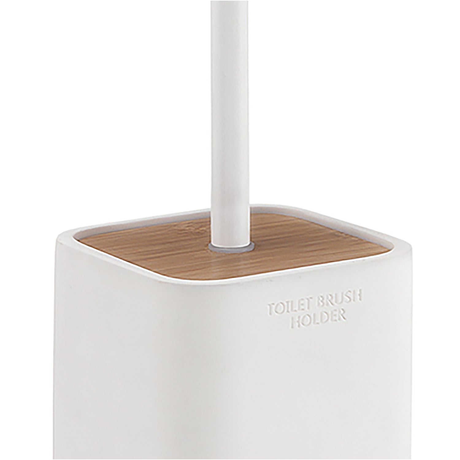 Scopino da appoggio con ciuffo in setole Gedy modello Ninfea - Bianco Matt by CeramicStore | Lo specialista del tuo bagno