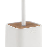 Scopino da appoggio con ciuffo in setole Gedy modello Ninfea - Bianco Matt by CeramicStore | Lo specialista del tuo bagno