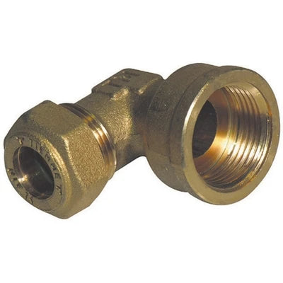 Gomito a 90 o-ring femmina tiemme gas 1/2 x 12