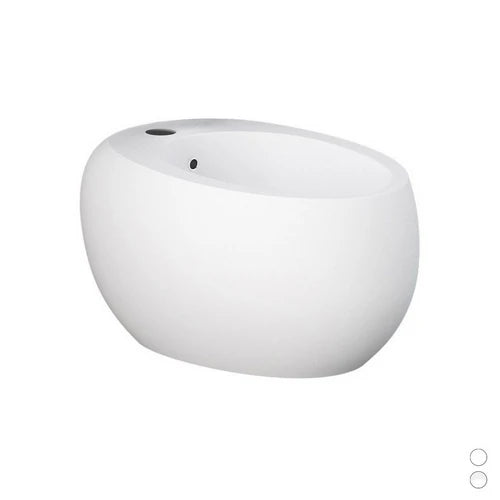 Bidet sospeso cloud fissaggio nascosto er. rubinetto bianco opaco mat