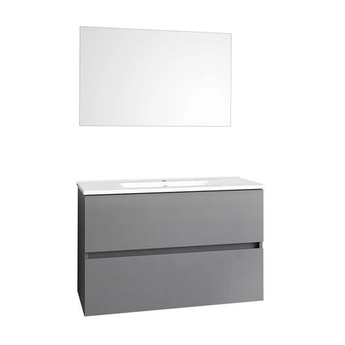 Mobile bagno sospeso completo dearum cm 80 x 45 x 52 quercia natura