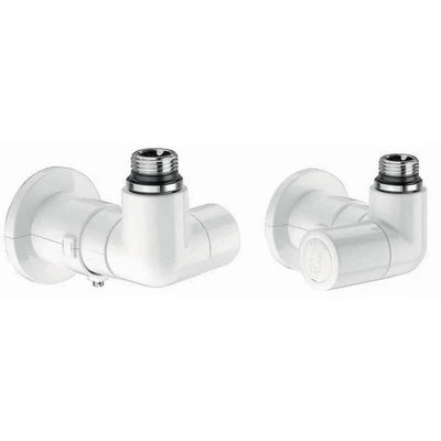 Valvola termostatizzabile detentore doppia squadra bianco versione d 1/2 23 p. 1 5 bianco