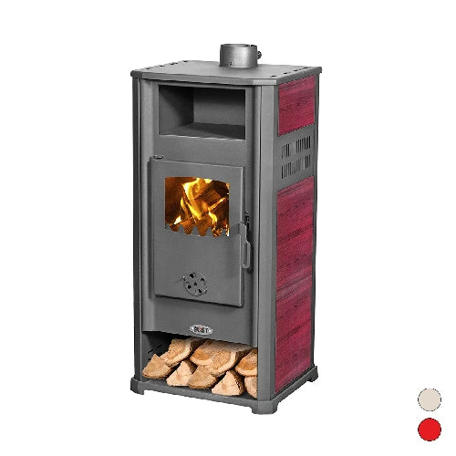Stufa a legna katia 9-10 kw beige