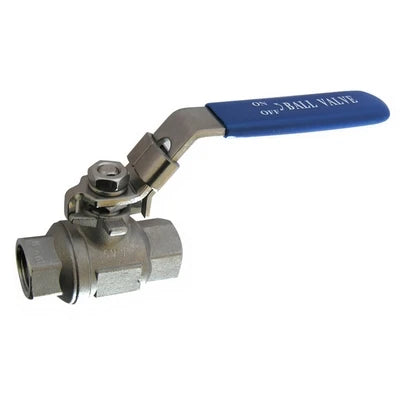 Valvola a sfera ff con leva acciaio inox 3/4