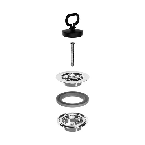 Piletta simplex alluminio tappo con maniglia 1 1/4