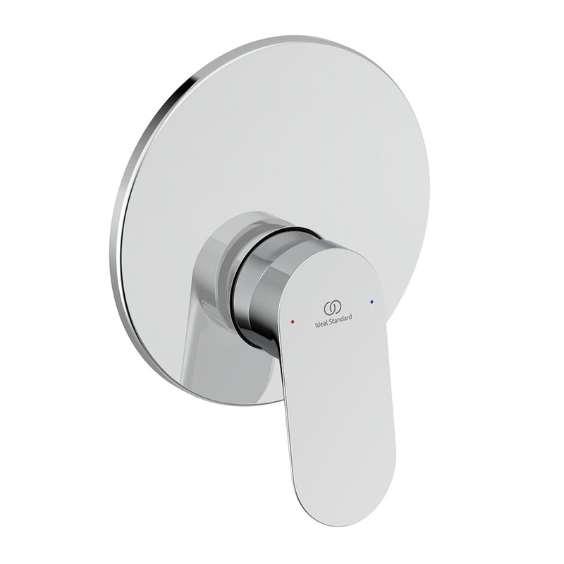 Miscelatore doccia incasso cromo lucido completo di parti esterna e parte interna Ideal Standard Ceralife O Art BE022AA