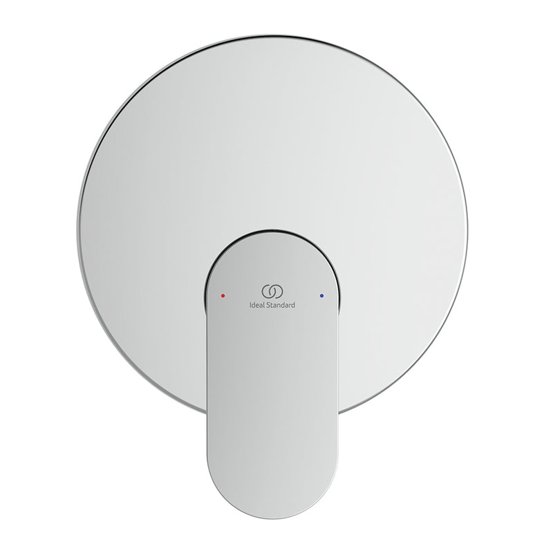 Miscelatore doccia incasso cromo lucido completo di parti esterna e parte interna Ideal Standard Ceralife O Art BE022AA