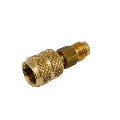 Raccordo girevole diritto per tubi flessibili 1/4 m sae x 5/16 f sae