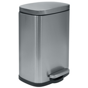 Pattumiera a pedale modello Akira 5 litri in acciaio inossidabile spazzolato by CeramicStore | Lo specialista del tuo bagno