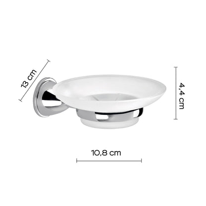 Portasapone in Acciaio Inox Genziana di Gedy - Cromato by CeramicStore | Lo specialista del tuo bagno