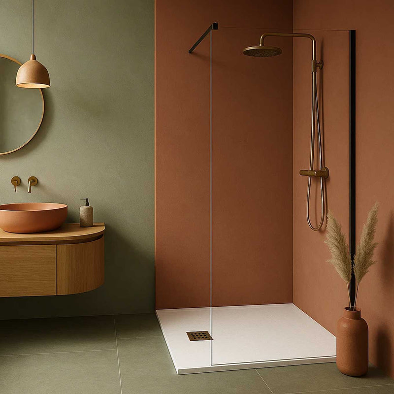 Shower tray in pure mineral marble model Lythos 80x120 cm white