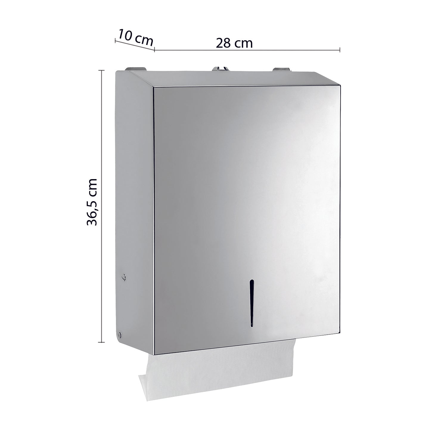 Distributore di salviette di carta in Acciaio Inox AISI 304 di Gedy - Spazzolato by CeramicStore | Lo specialista del tuo bagno