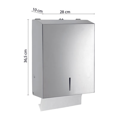 Distributore di salviette di carta in Acciaio Inox AISI 304 di Gedy - Spazzolato by CeramicStore | Lo specialista del tuo bagno
