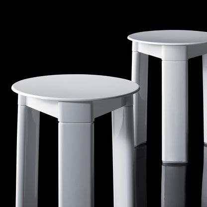 Sgabello in resine termoplastiche Gedy modello Trio - Bianco