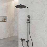 Colonna doccia acciaio inox design moderno con doccetta