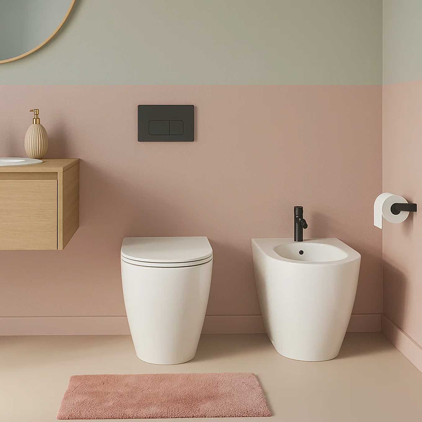 Sanitaire encastré sans bride Ceramica Azzurra série Comoda