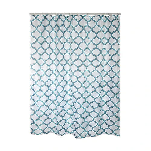 Tenda per doccia in tessuto poliestere hanko cm 180x200 blu