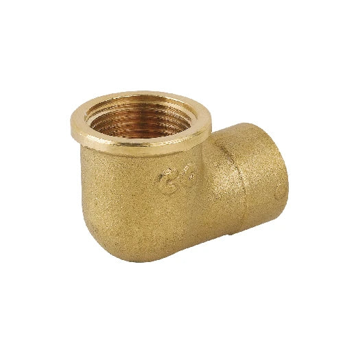 Gomito ridotto ff in ottone giallo 1 x 1/2