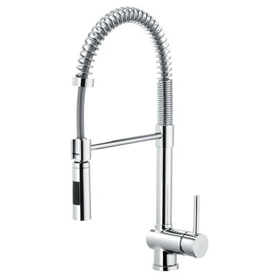 Misc. lavello con molla e doccia estraibile stick cromo