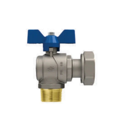 Valvola a sfera con farfalla a squadra evolution maschio dado girevole 1/2 x 3/4 dn 15 pn 50