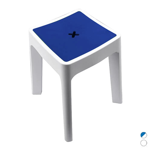 Sgabello contenitore modello keope metaform bianco