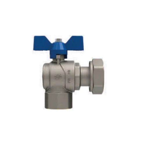 Valvola a sfera con farfalla a squadra evolution femmina dado girevole 3/4 x 1 dn 20 pn 40