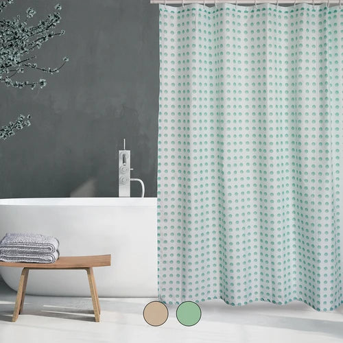 Tenda per doccia in tessuto poliestere camberra cm 180x200 beige