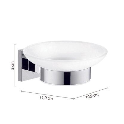 Portasapone in Acciaio Inox di Gedy serie New Jersey - Cromato by CeramicStore | Lo specialista del tuo bagno