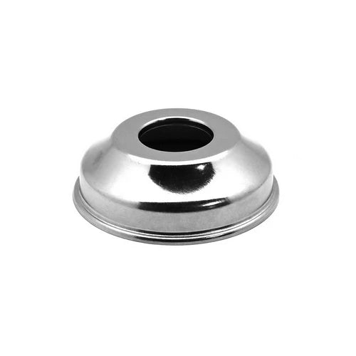 Borchia per canotto in acciaio diam. est. 75 mm foro 26 mm