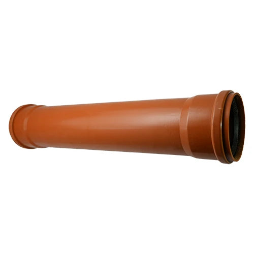 Tubo 2 bicchieri ral 8023 diam. 100 lungh. 500