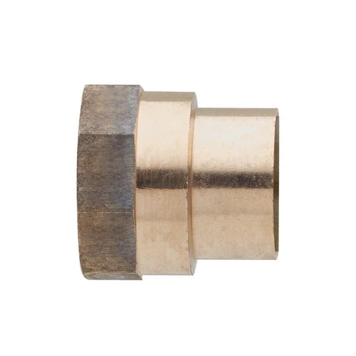 Nipple bronzo diritto f. a saldare 1/2 x 12